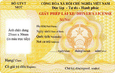 Giay phep lai xe nhua - Giấy phép lái xe bằng giấy vẫn được sử dụng