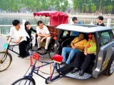 Taxi xe dap 2 160x120 - Thử trải nghiệm taxi đầu xe đạp, đuôi ô tô