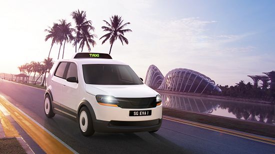 Taxi chay dien singapore - Taxi sạc điện thân thiện với môi trường ở Singapore