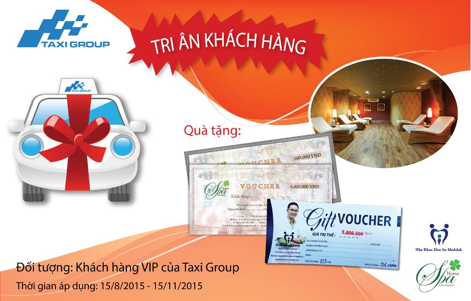 tri an khach hang - Taxi Group triển khai chương trình "Tri ân khách hàng"